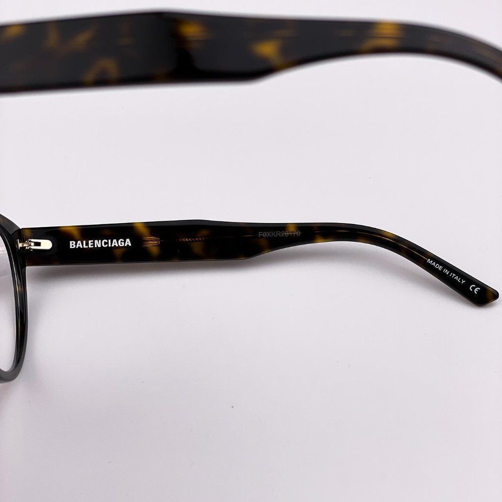 Balenciaga Everyday BB0064O 002 Eyeglasses Havana Gold Cat Eye Women - Picture 6 of 8